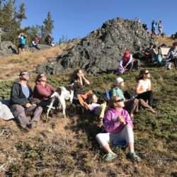 Onlookers at High Rock in Mt. Hood National Forest, OR. Credit: Erick Staley