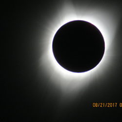 Totality in Salem, OR. Credit: Victoria Strand