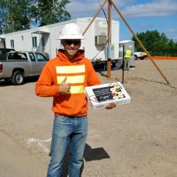 Andreu with Donuts