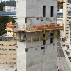 Upper station in progress