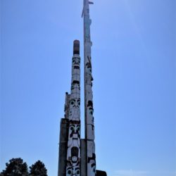 Kalama's historic totem poles