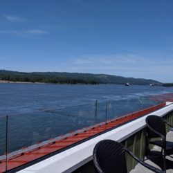 Lunch on the upper deck